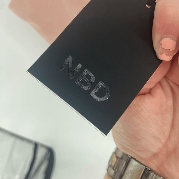 Revolve NBD Adios Womens Powder Pink New Asymmetrical Tank Mini Dress XSmall - Picture 6 of 12